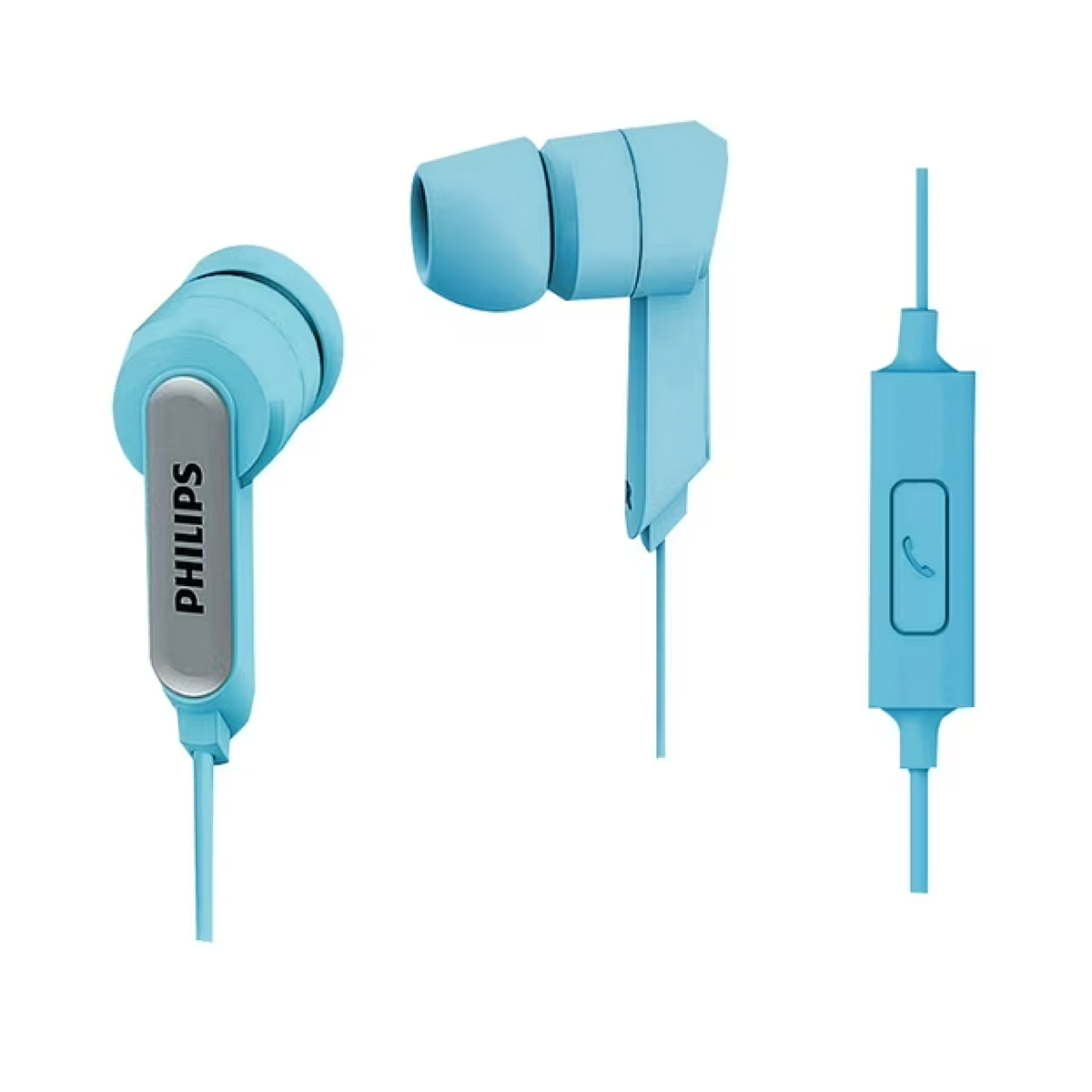 Audífonos In ear Philips 3.5mm She1405 Celeste