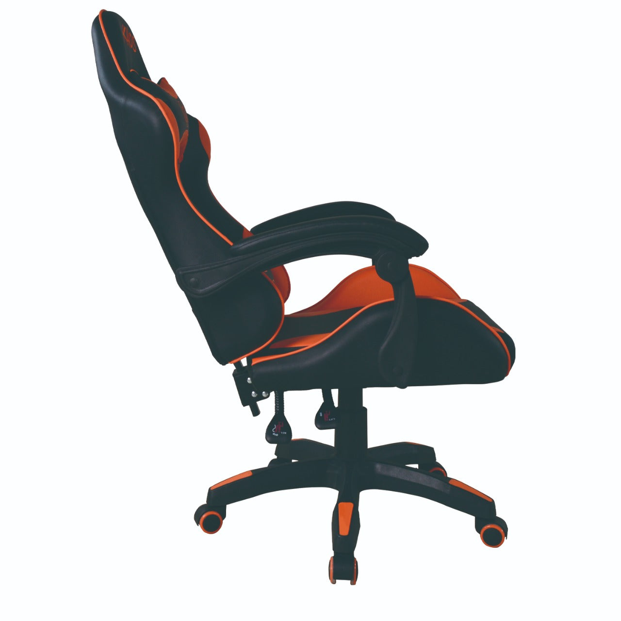Silla Gamer Kaos Njoytech Reclinación 150º Negro Naranjo – imagen 4