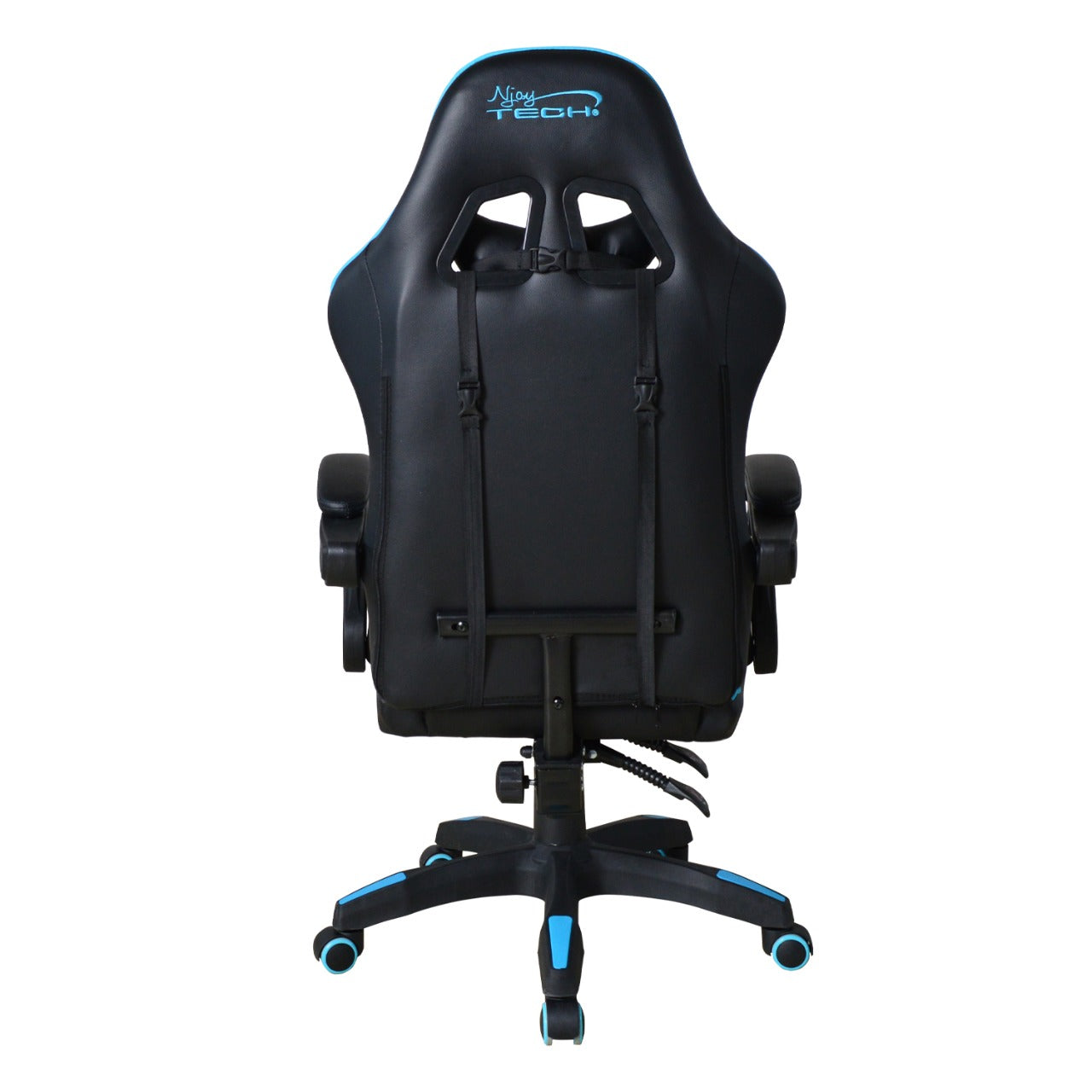 Silla Gamer Kaos Njoytech Reclinación 150º Negro Azul – imagen 6