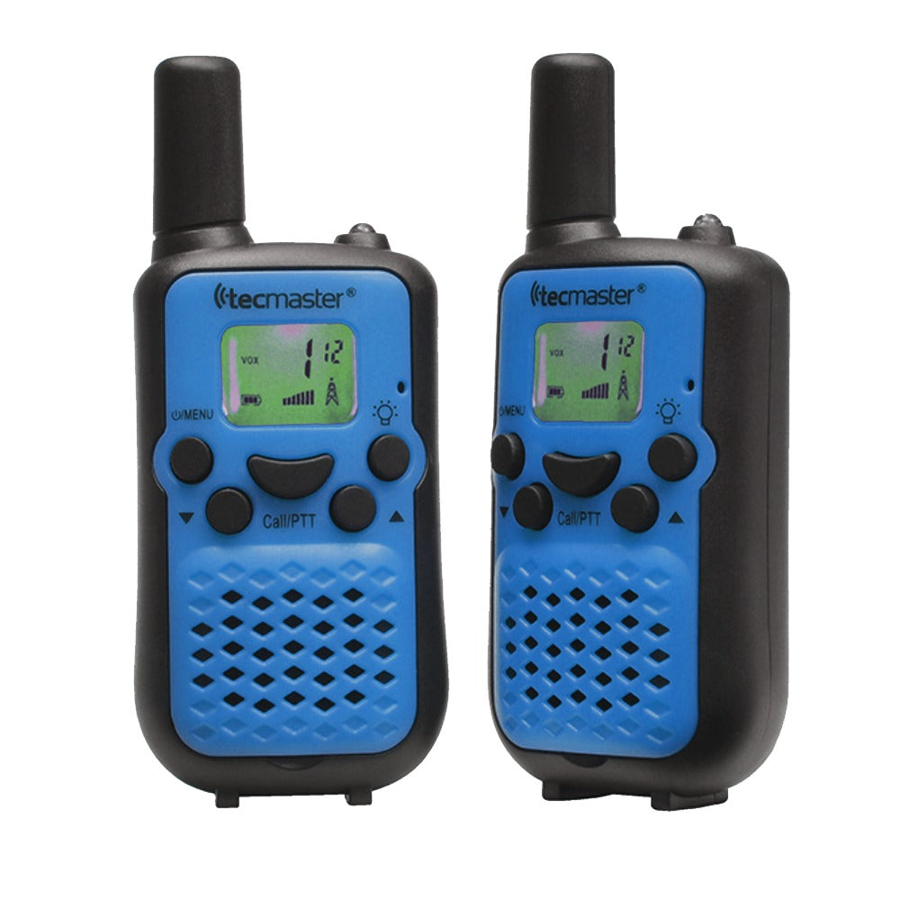 Kit 2 Walkie Talkie Tecmaster Azules