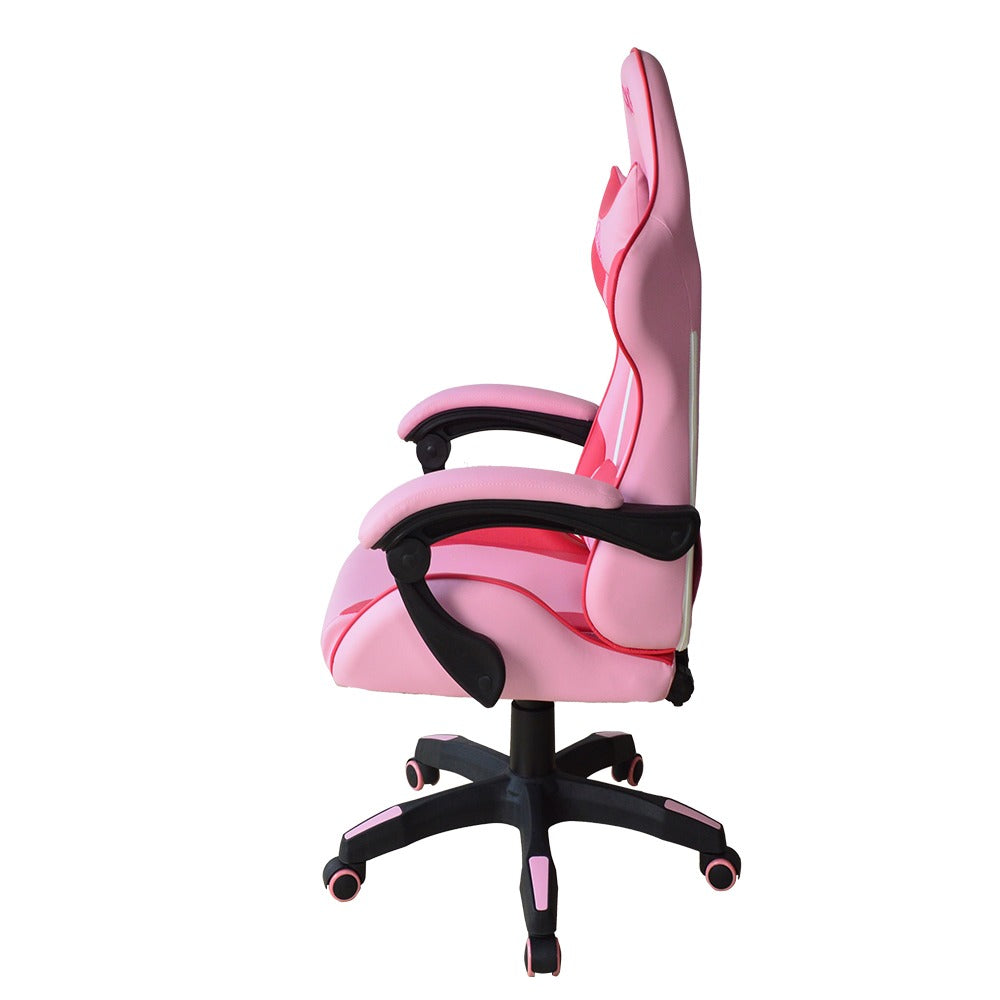 Silla Gamer Kaos Njoytech Reclinación 150º Rosado – imagen 2