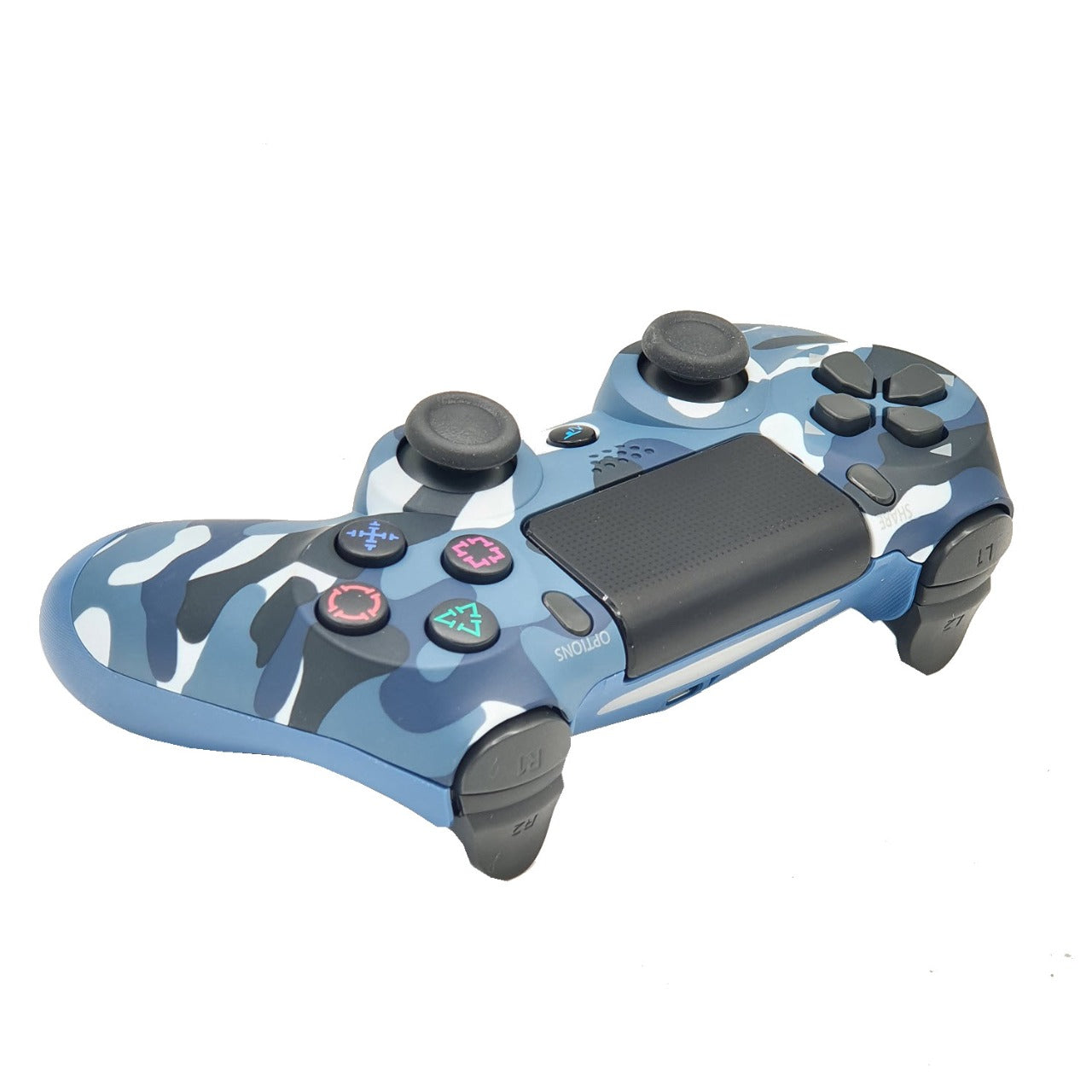 Control Joystick Dualshock PS4 Inalambrico Njoytech Camu Azul – imagen 3