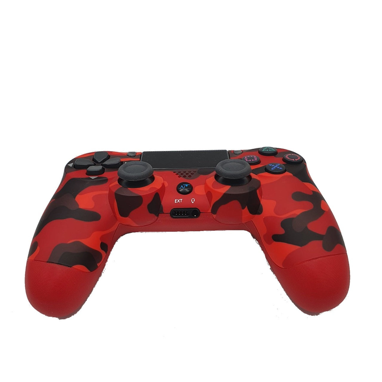 Control Joystick Dualshock PS4 Inalambrico Njoytech Camu Rojo – imagen 4