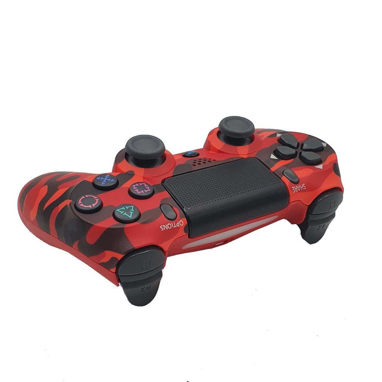 Control Joystick Dualshock PS4 Inalambrico Njoytech Camu Rojo – imagen 2