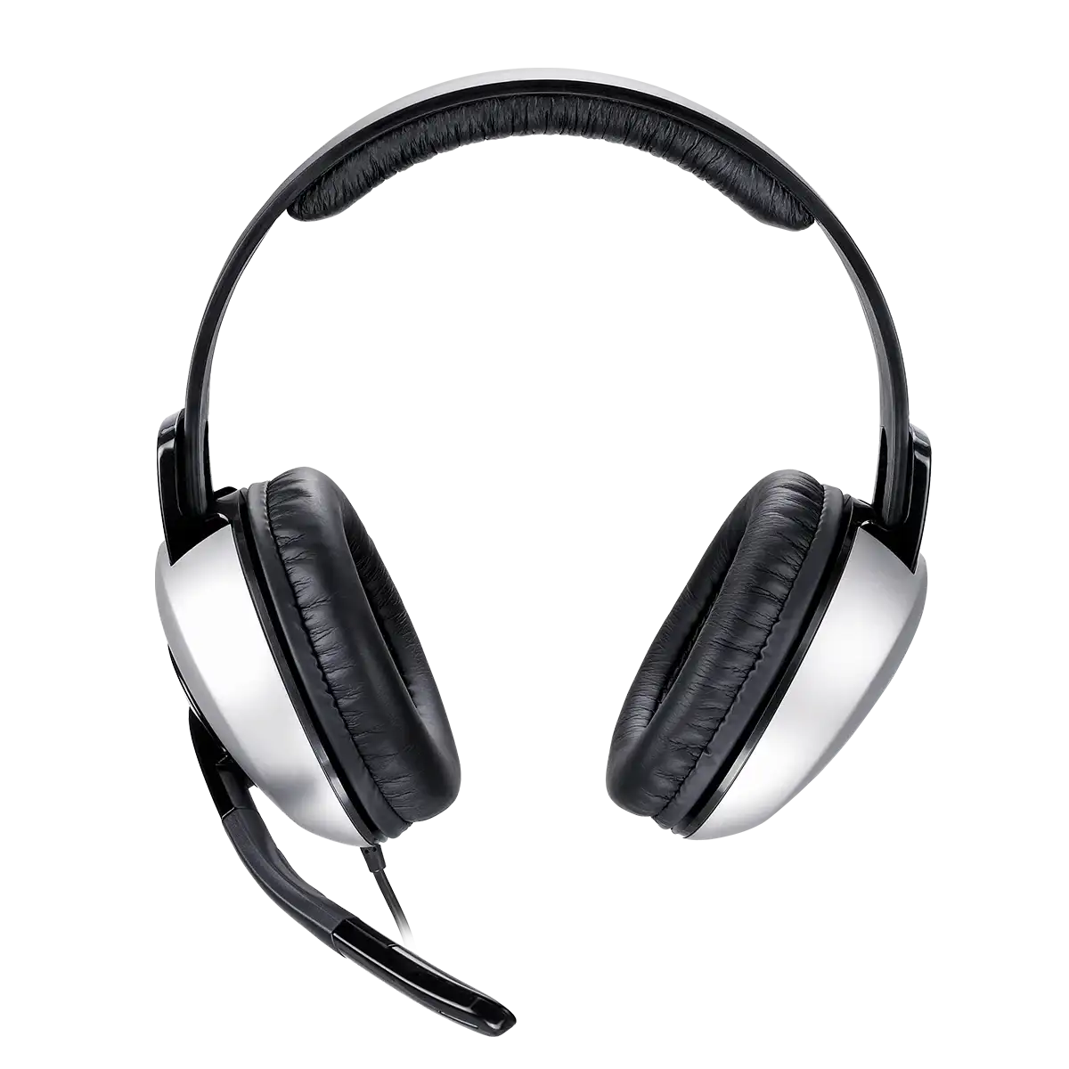 Audífonos Headset Genius Hs-05a Jack 3.5mm Microfono Negro Gris – imagen 3