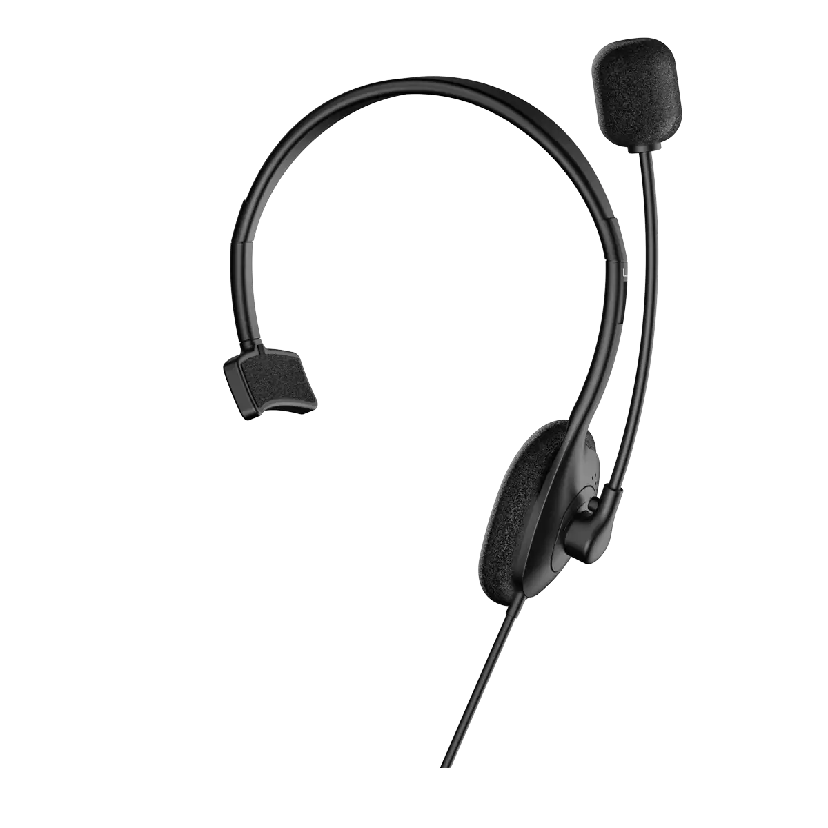 Audífonos Monoaural Usb Genius Hs-100u 2 Metros Pc Negro – imagen 2