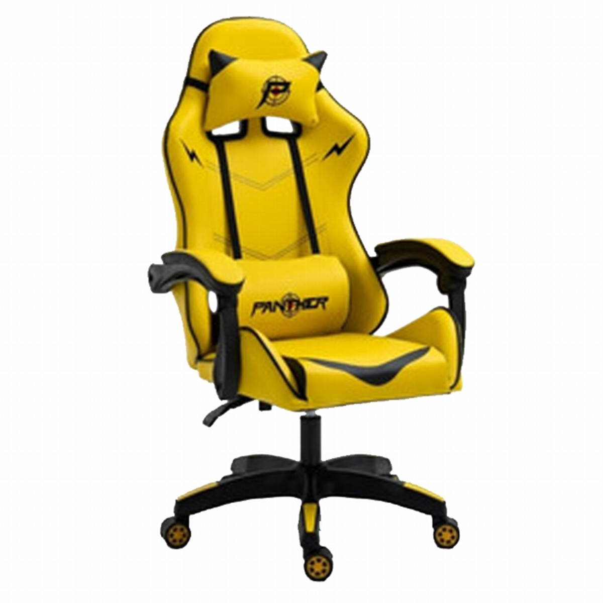 Silla Gamer Panther Pokemon Reclinable 105º Amarillo Negro