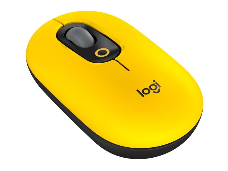 Mouse Bluetooth Logitech Pop Emoji Amarillo – imagen 3
