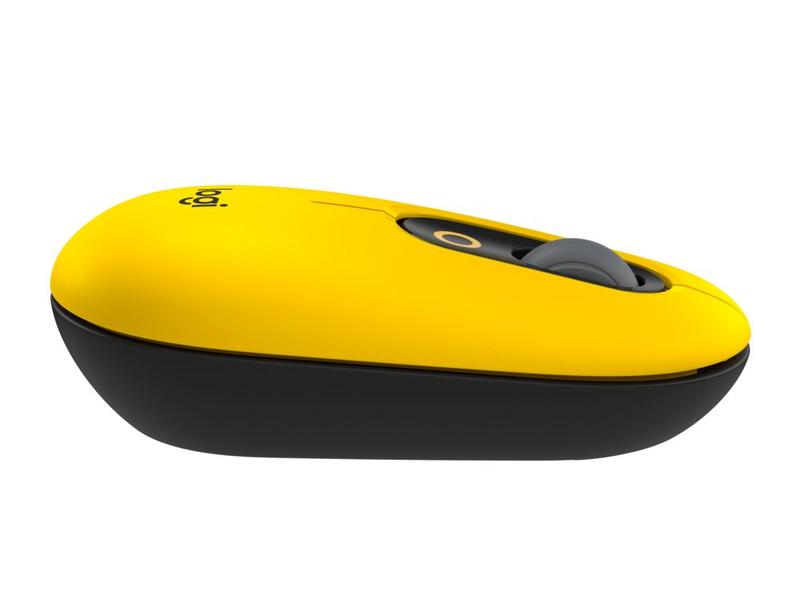 Mouse Bluetooth Logitech Pop Emoji Amarillo – imagen 4