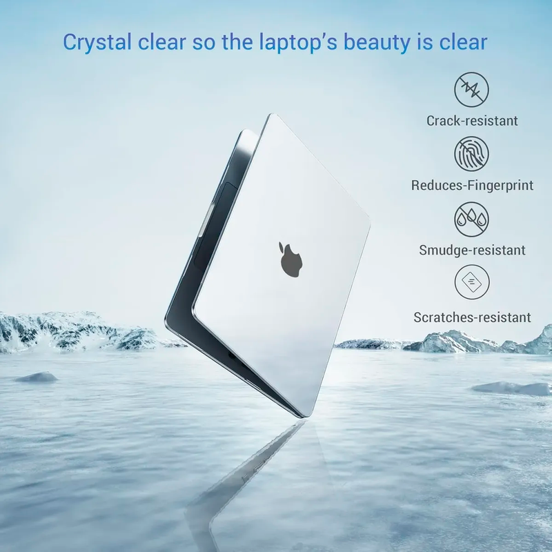 Carcasa Crystal Case MacBook Neo 13 transparente - detalle