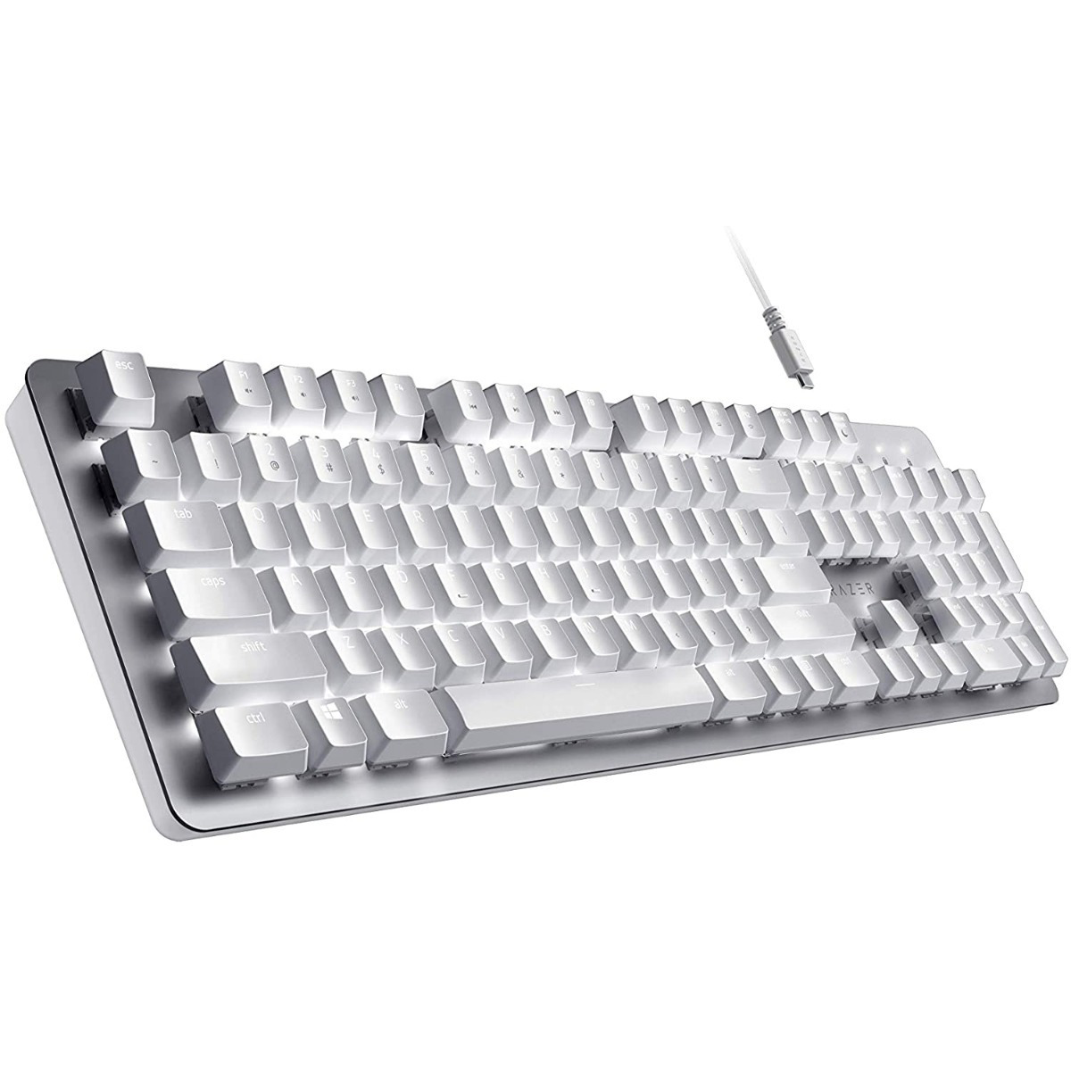 Teclado Razer Mecanico Pro Type Bluetooth Wireless Blanco