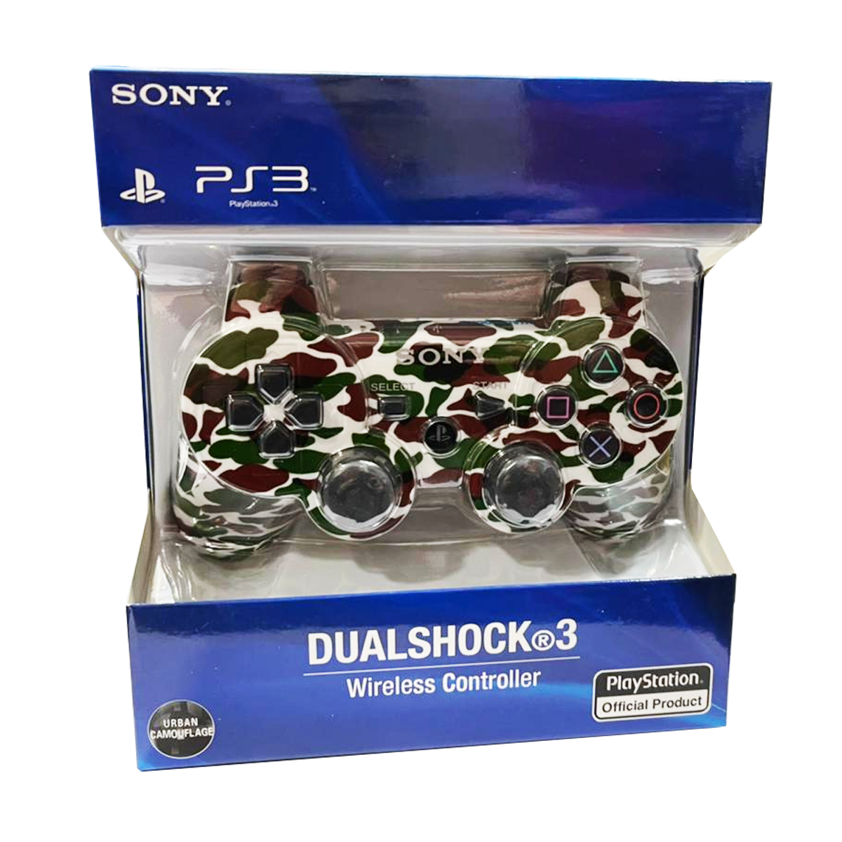 Control Mando Joystick Ps3 Dualshock 3 Camuflado Verde