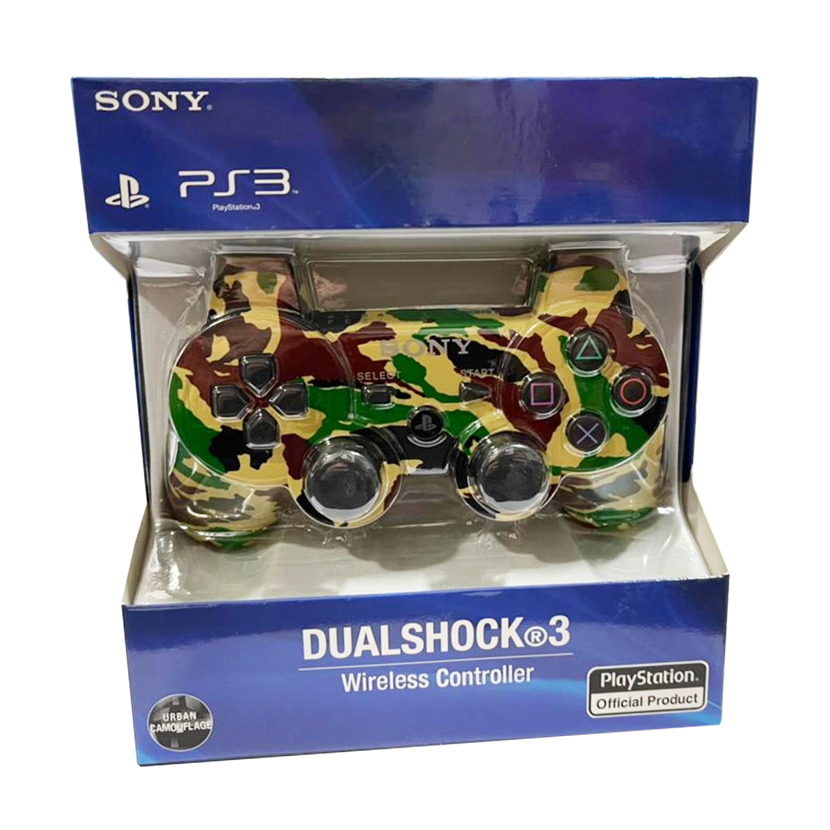 Control Mando Joystick Ps3 Dualshock 3 Camuflado Multicolor