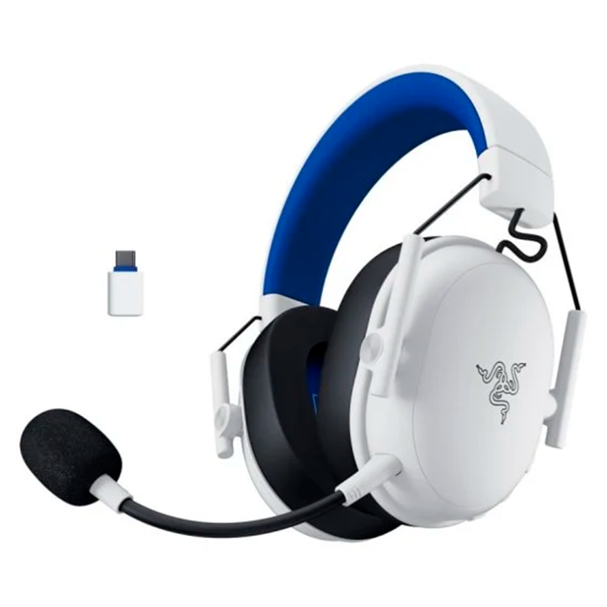 Audifono Gamer Razer Blackshark V3 x Hyperspeed Para PS5 Blanco