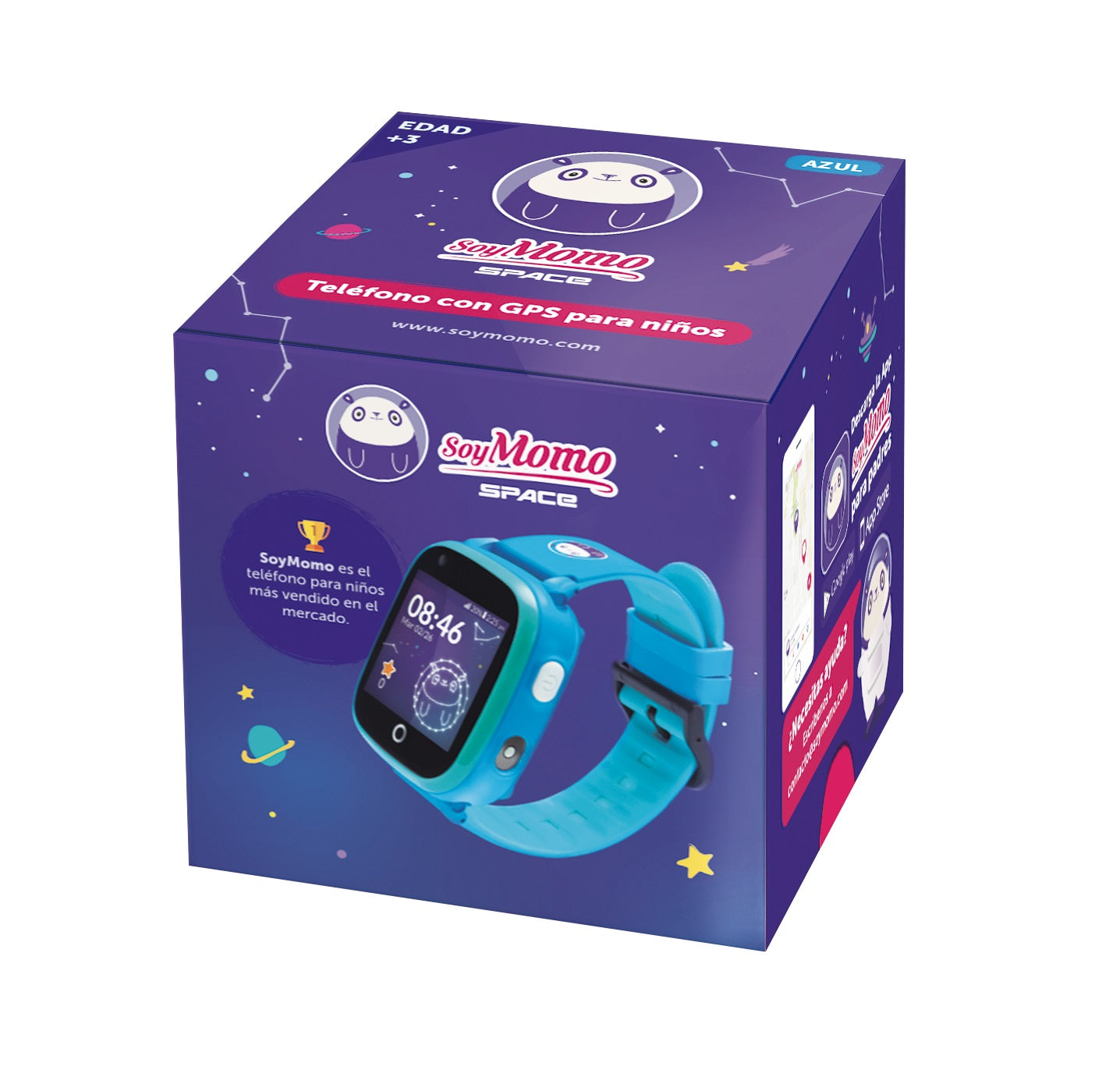 Reloj Momo Space 4G Gps Celular Para Niños Azul – imagen 2