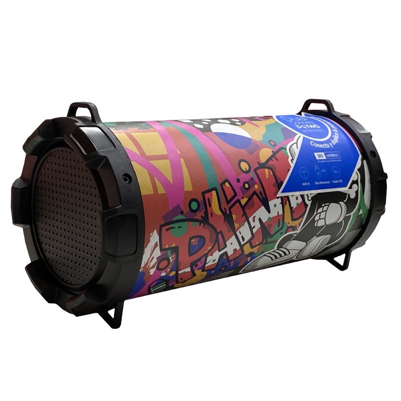 Parlante Bluetooth Zukabass Aux Mp3 Fm Microlab Paint – imagen 2