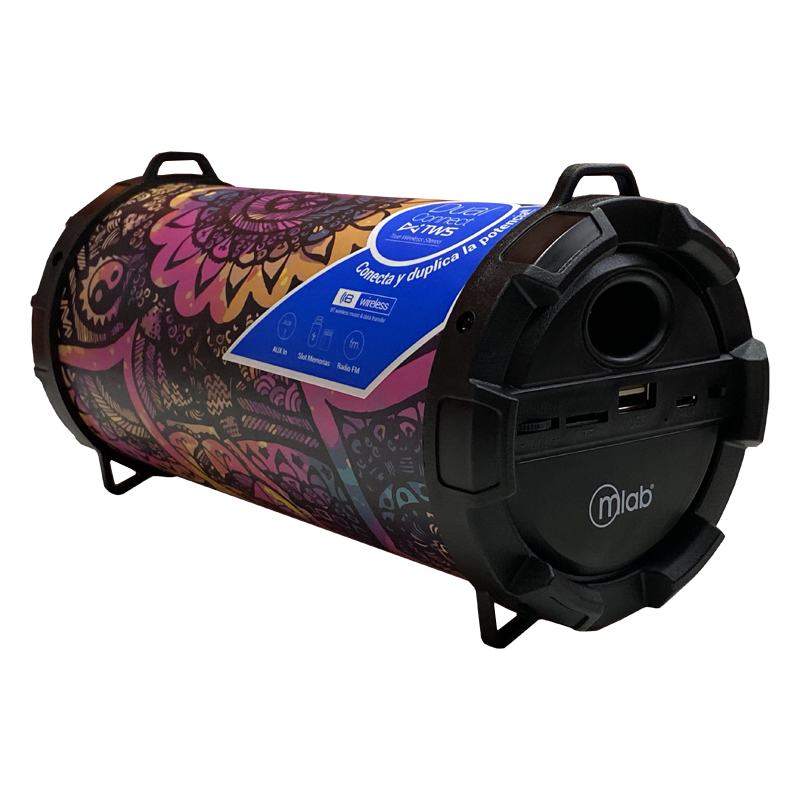 Parlante Bluetooth Zukabass Aux Mp3 Fm Microlab Mandala
