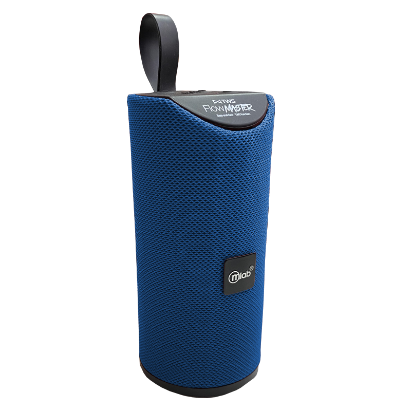 Parlante Bluetooth Flow Master Aux Mp3 Fm Microlab Azul