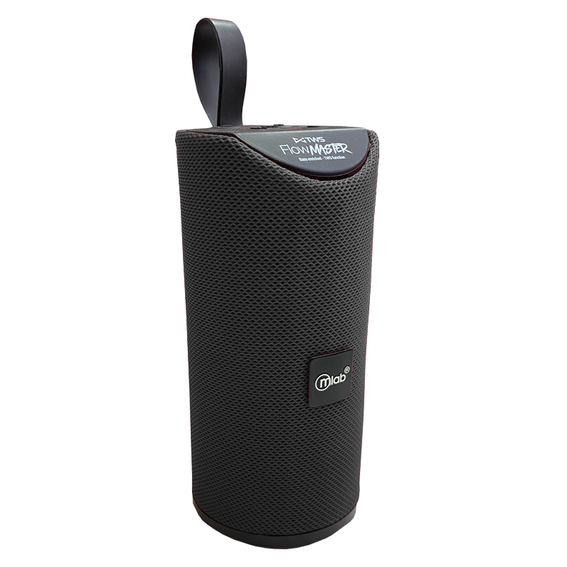 Parlante Bluetooth Flow Master Aux Mp3 Fm Microlab Negro