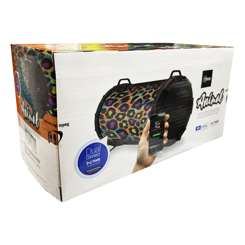 Parlante Bluetooth Zukabass Aux Mp3 Fm Microlab Animal – imagen 3