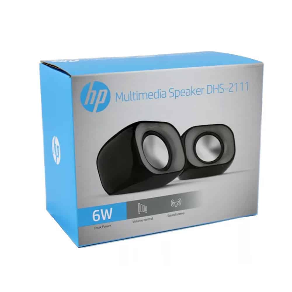 Parlantes Hp Compactos Para Pc Notebook Dhs-2111 Negro – imagen 4