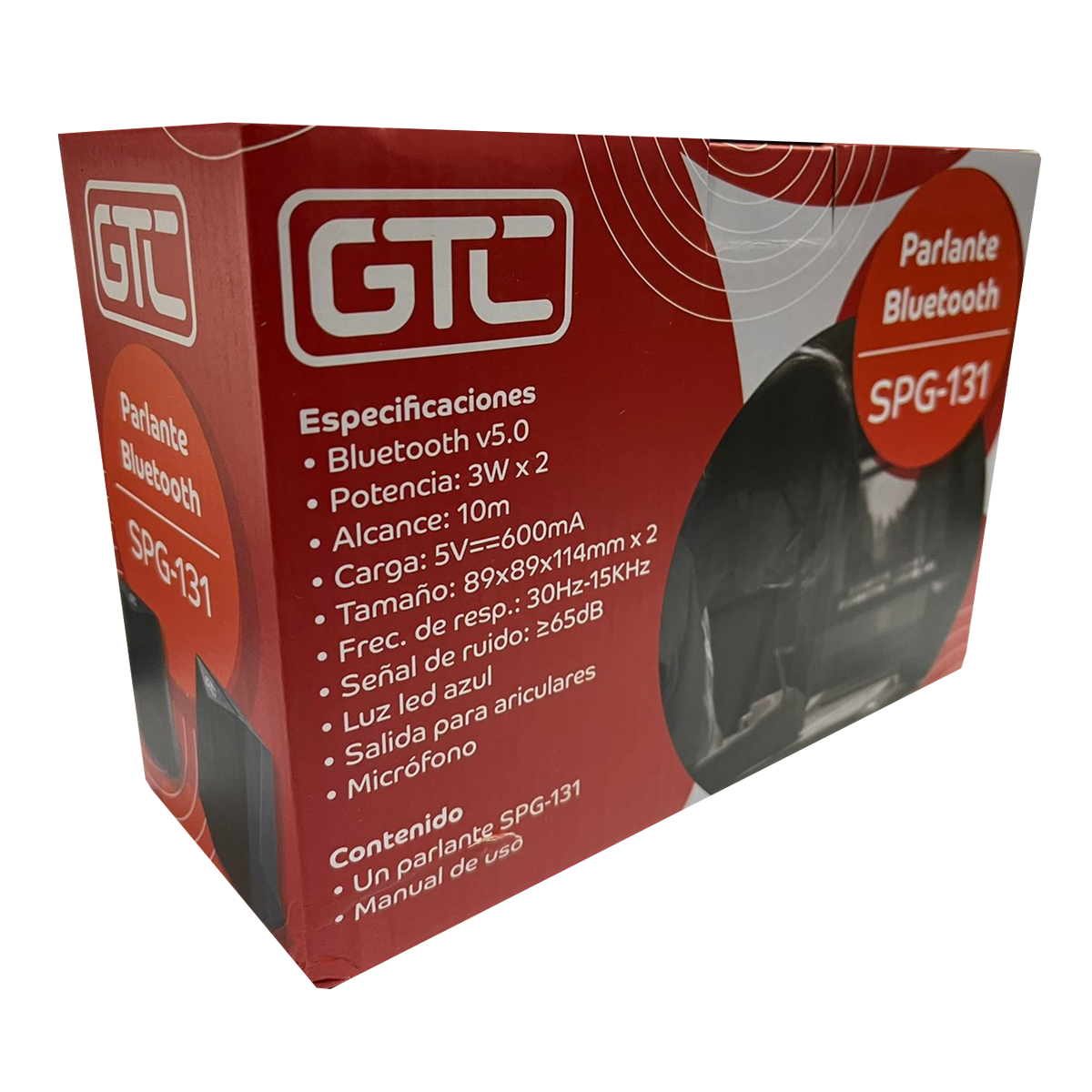 Parlante Bluetooth Escritorio Gtc Spg-131 Negro – imagen 4