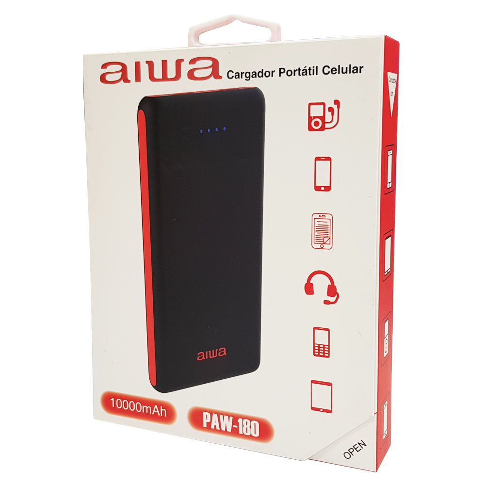 Powerbank Bateria Portatil 10000 Mah Aiwa Paw