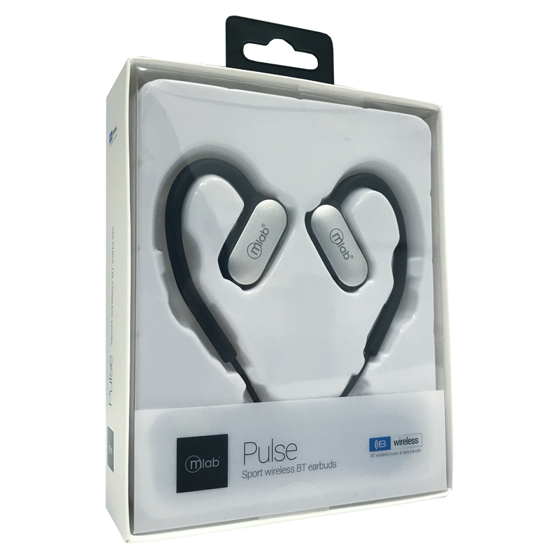 Audifonos Bluetooth Deportivos Microlab Pulse Silver – imagen 2