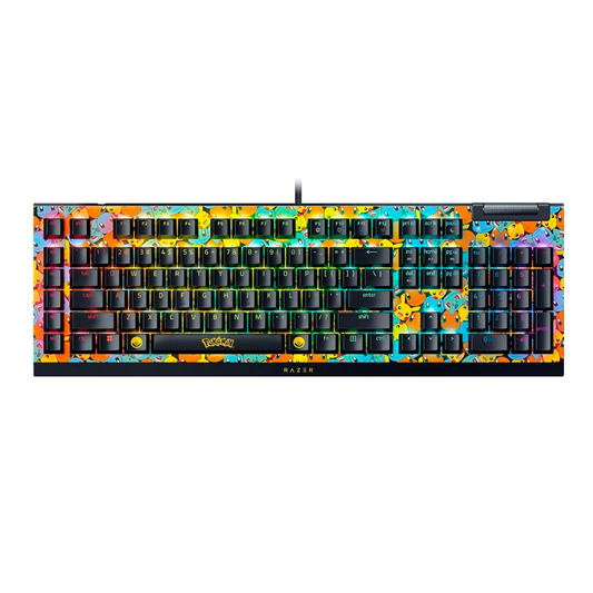 Teclado Gamer Mecanico Razer Blackwidow V4 x Green Rgb Ingles Pokemon