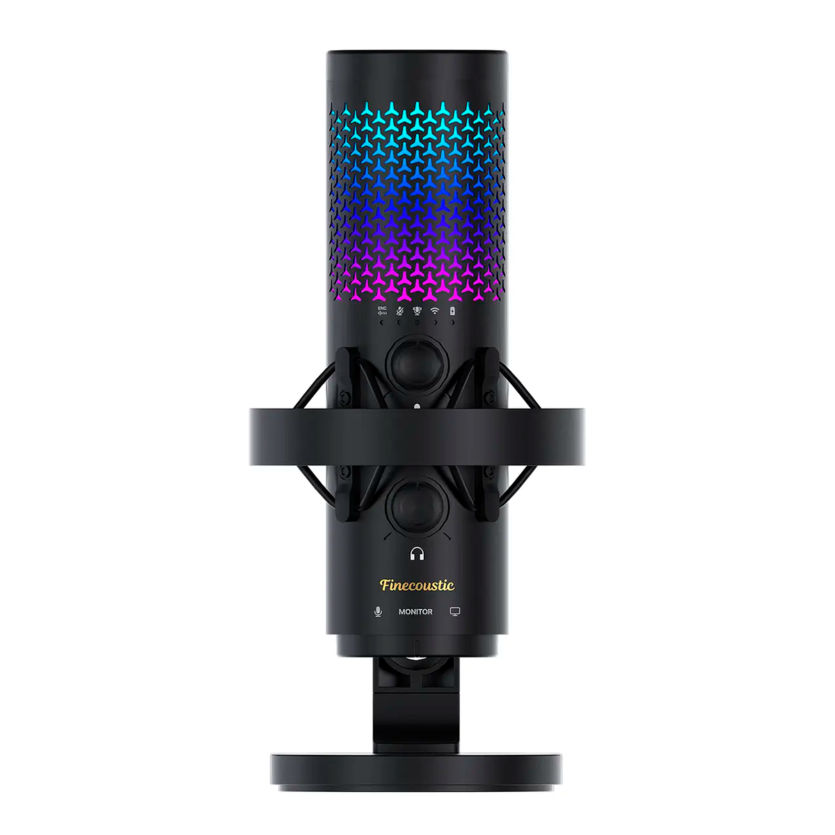 Micrófono Fantech Resono WFM1 Finecoustic Condensador Negro