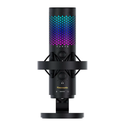 Micrófono Fantech Resono WFM1 Finecoustic Condensador Negro
