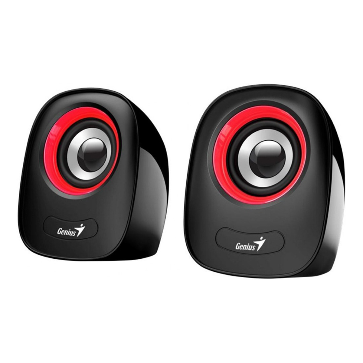 Parlantes Usb Genius Q160 Multimedia 6W 3.5mm Rojo