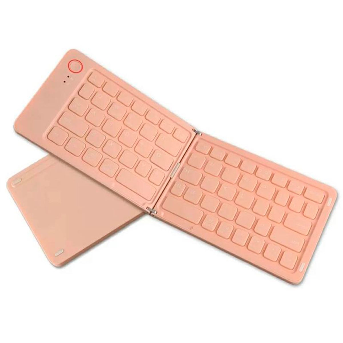 Teclado Mini Inalámbrico Bluetooth Plegable B023 Rosado