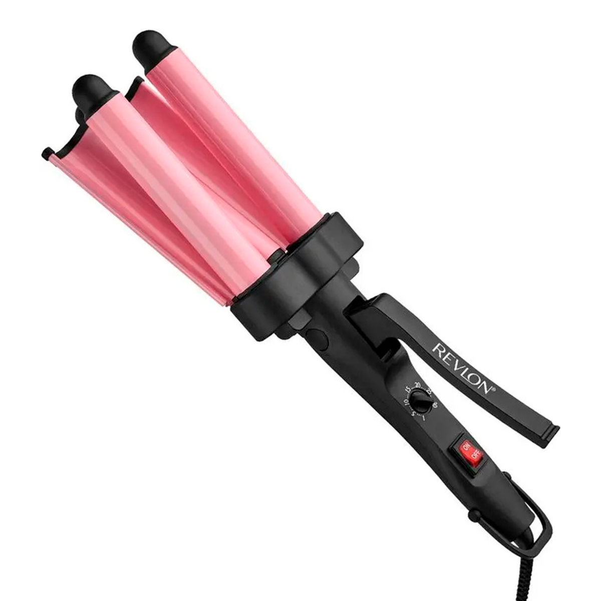 Ondulador Pelo Revlon Waver Jumbo De 3 Barriles Rosa