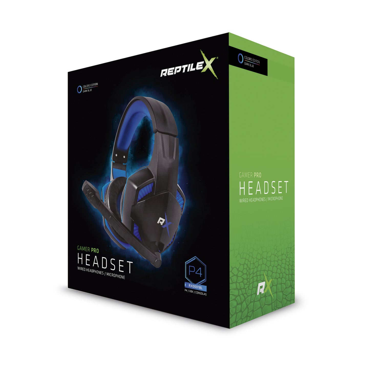 Audifonos Gamer Reptilex RX0001bl Pc Ps4 Xbox Azul – imagen 4