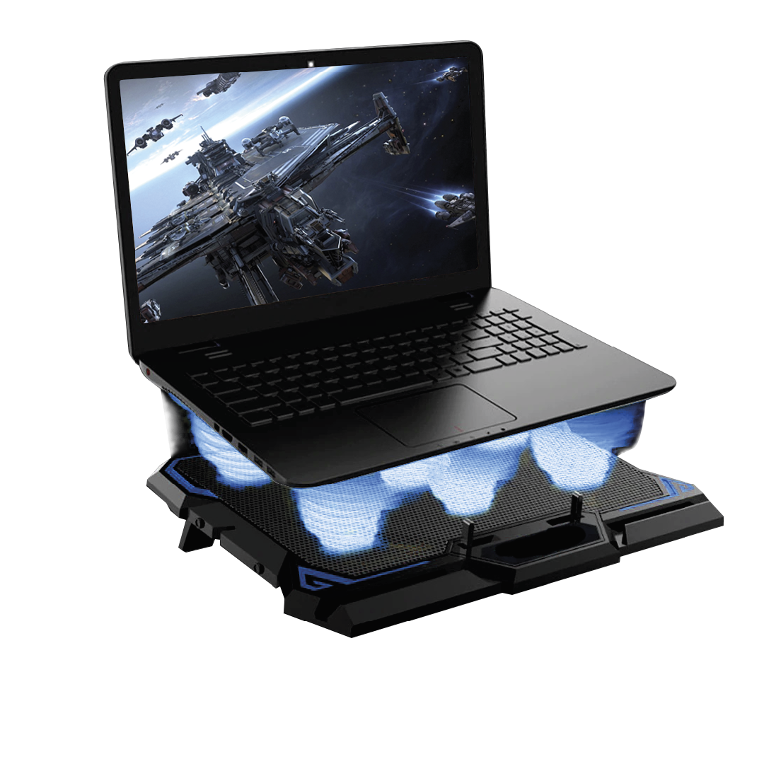 Ventilador Notebook Gamer Reptilex Pro 6 Aspas RX0025 Negro – imagen 2