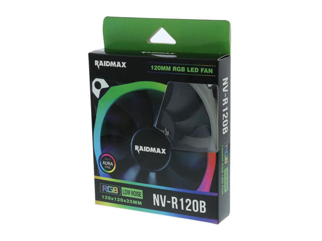 Ventilador Raidmax 120MM RGB R120B – imagen 2