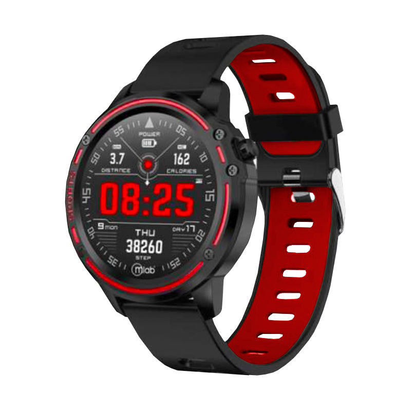 Reloj Smartwatch Microlab Bluetooth Ethon Rojo
