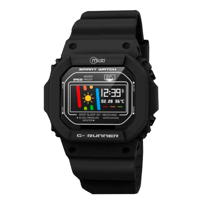 Reloj Smartwatch Microlab Bluetooth G-Runner Negro