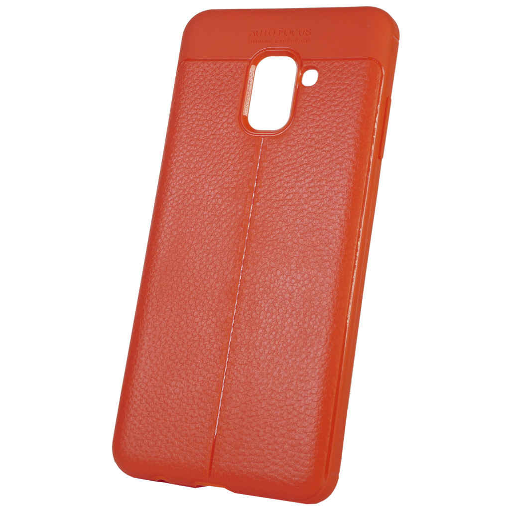 Samsung Galaxy A8 Plus Carcasa Tpu Tipo Cuero – imagen 3
