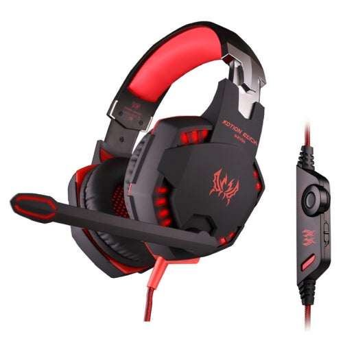 Audifonos Gamer Kotion Each G2100 Con Vibración Rojo – imagen 2