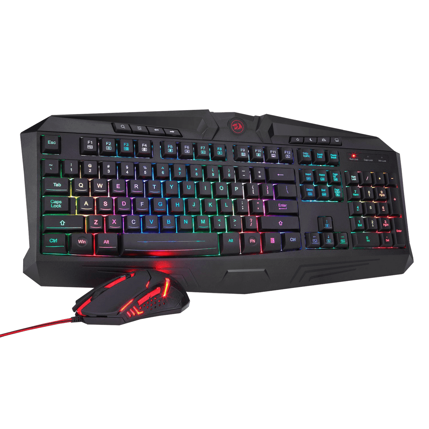 Kit Gamer Redragon S101 Teclado Mouse Audifono Mousepad – imagen 3