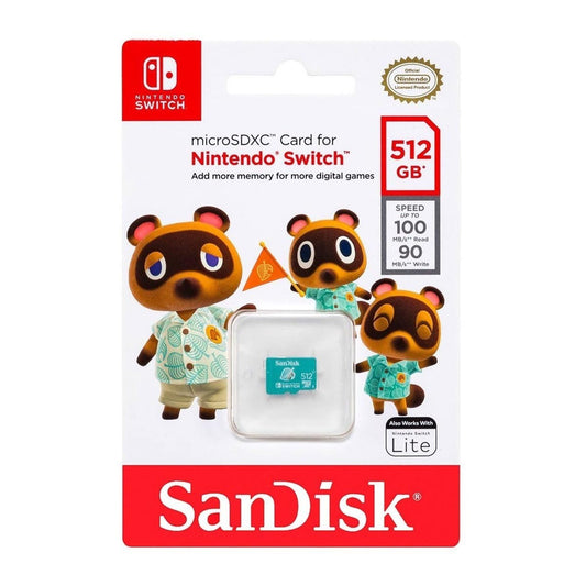 Micro SD 512 Gb Sandisk Para Nintendo Switch