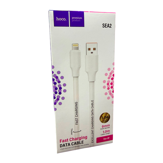 Cable Usb Para Lightning 3.0a Hoco Sea2 Blanco