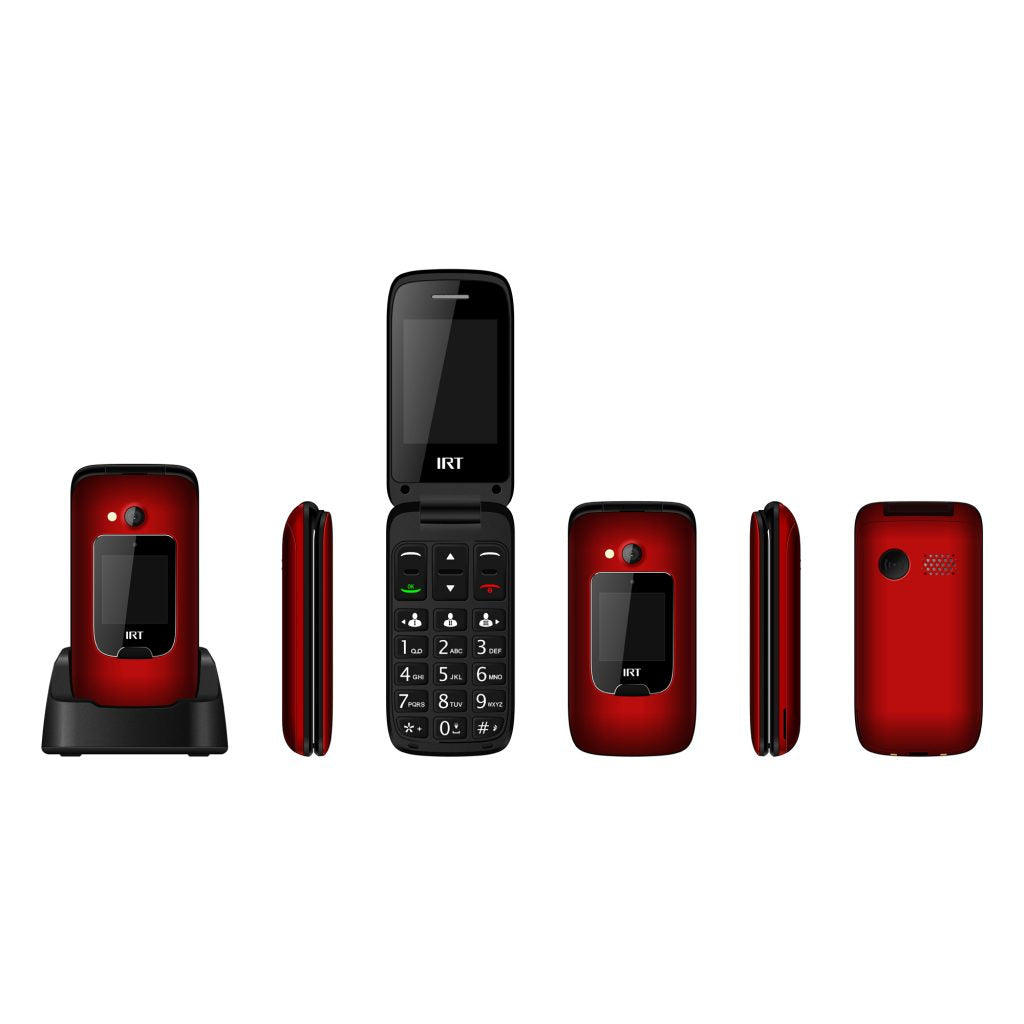 Celular Senior Adulto Mayor Irt Version 2 Rojo – imagen 2