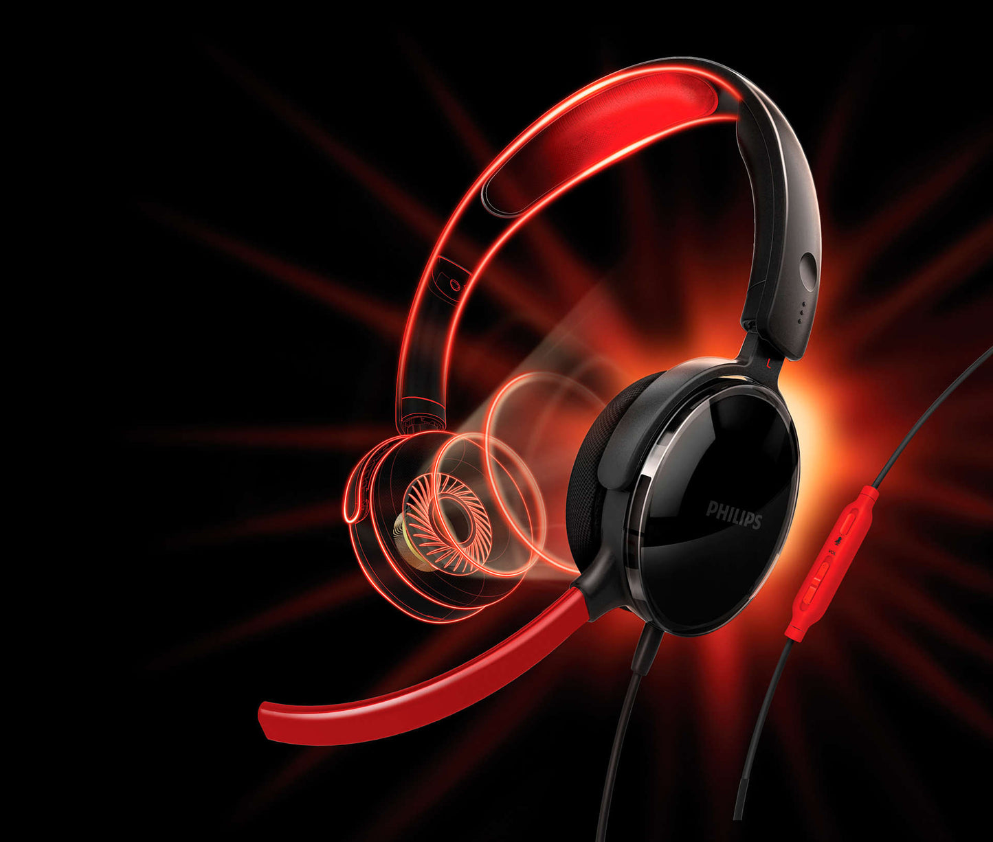 Audifono Gamer Philips Shg7210 Con Mic Para Pc Negro – imagen 2