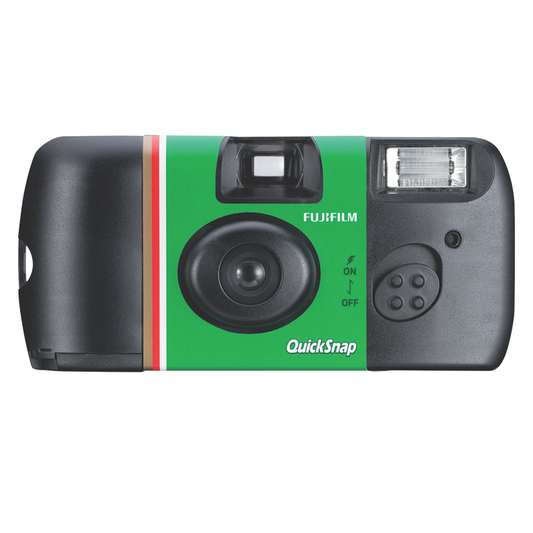 Cámara desechable Fujifilm Simple Ace verde vista frontal