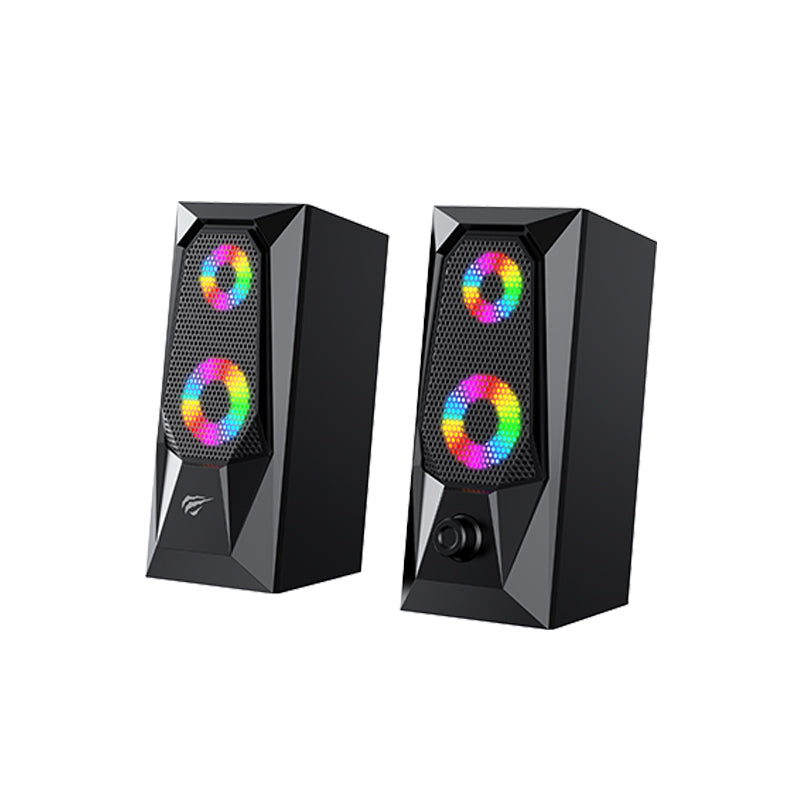 Parlantes Gamer Gamenote Sk208 Rgb Negro – imagen 3