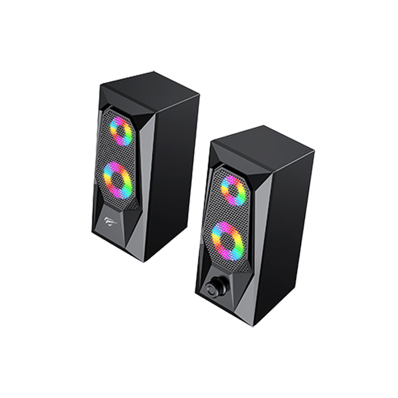 Parlantes Gamer Gamenote Sk208 Rgb Negro – imagen 2