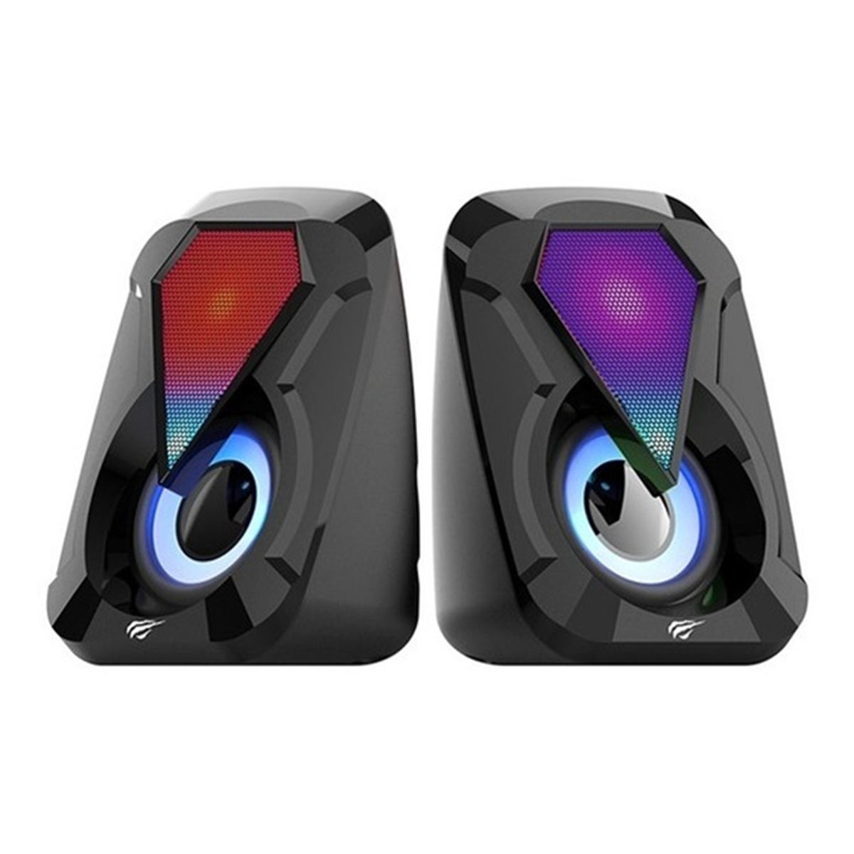 Parlantes Gamer Gamenote Sk211 Rgb Negro